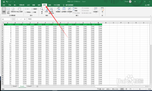 excel固定表头方法