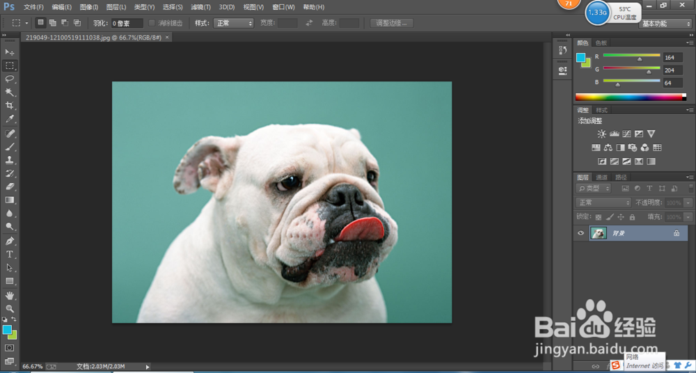ps 如何打开或插入一张图片