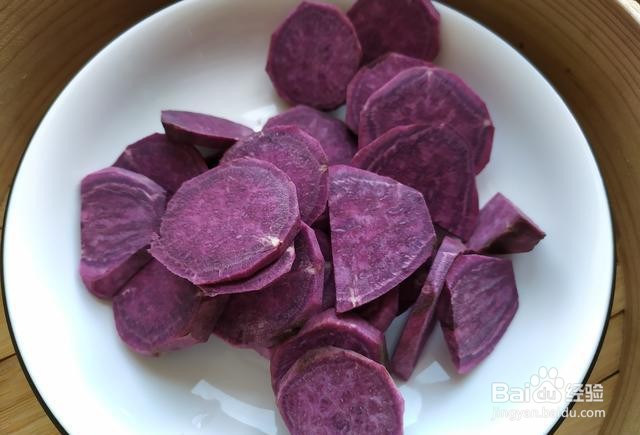 家庭自制紫薯饼