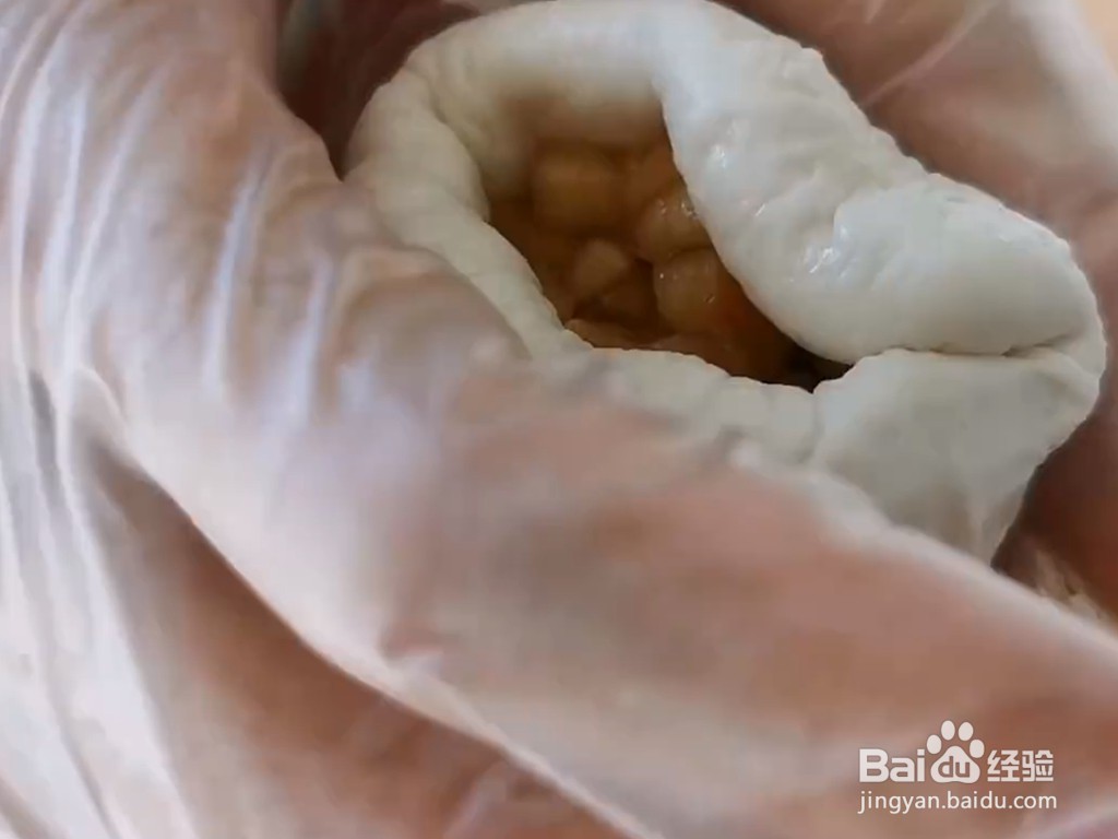 糯米粉和苹果做的美食