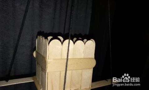 手工制作--雪糕棍吊饰花圃