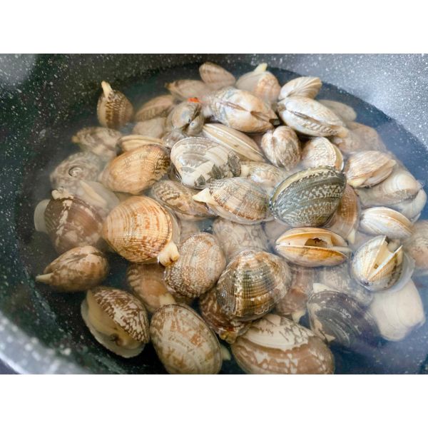 蒜香青椒炒花甲