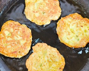 时令菜丝瓜饼的做法