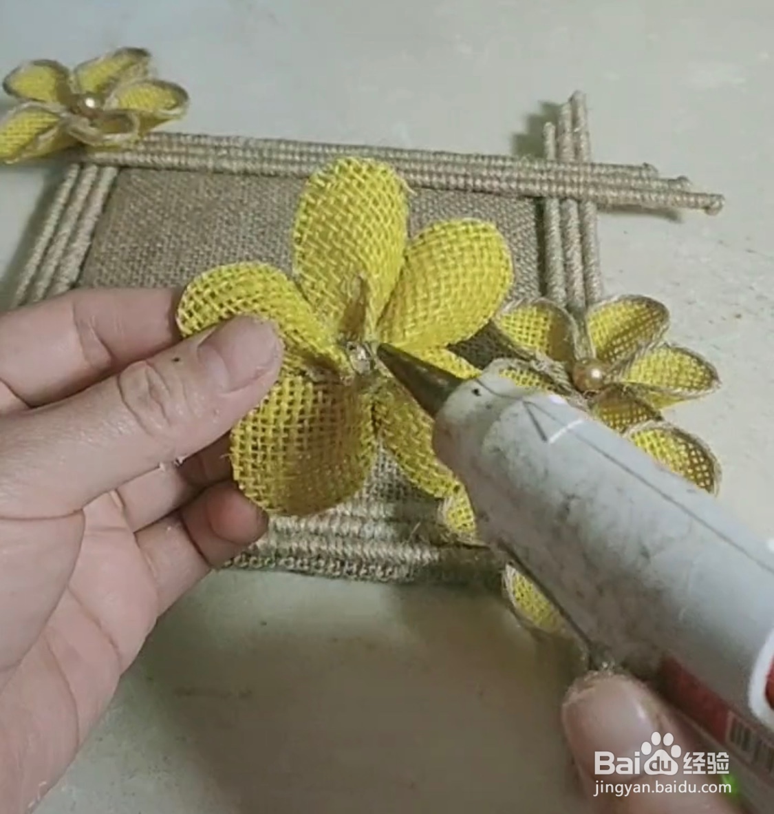 教你用麻布制作相框