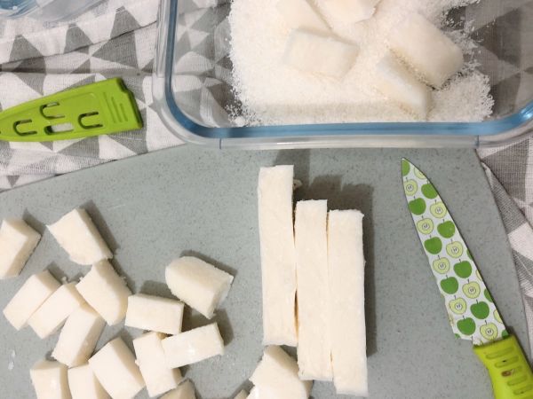 椰丝牛奶小方块