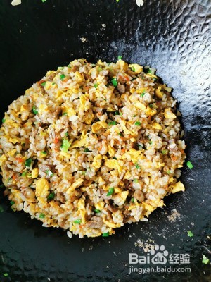 烧烤炒饭的做法