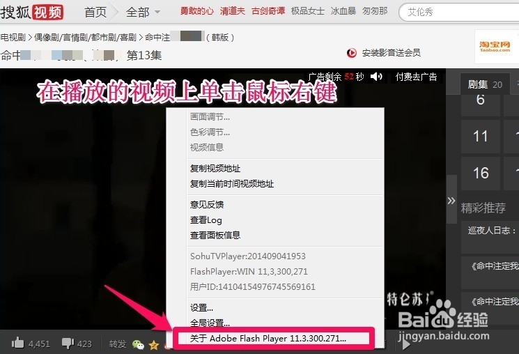 如何安装Flashplayer插件---网页视频无法播放