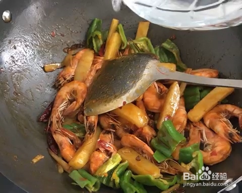 海鲜美食-香辣基围虾的做法