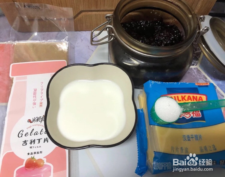芝士奶酪棒蓝莓原味的做法