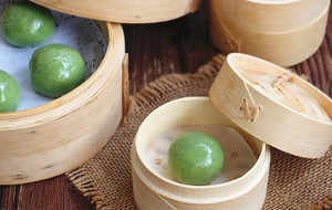 怎么蒸好吃的艾草青团