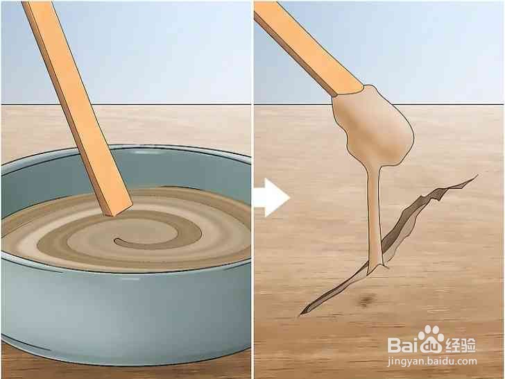 木材裂缝的修补方法