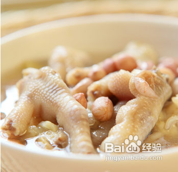 如何做美容养颜的凤爪花生汤