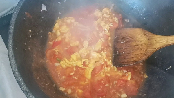 番茄鸡蛋意大利面