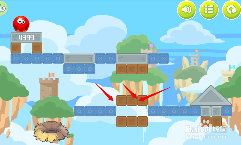 小游戏泡泡鸟历险记4第19关