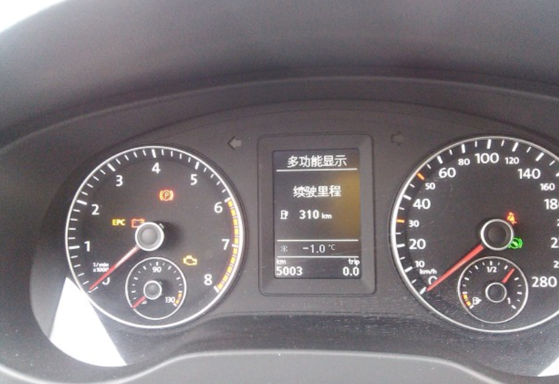 大众速腾哪个续航里程那个表不对了怎么调