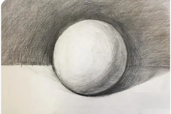 圆的光影素描怎么画