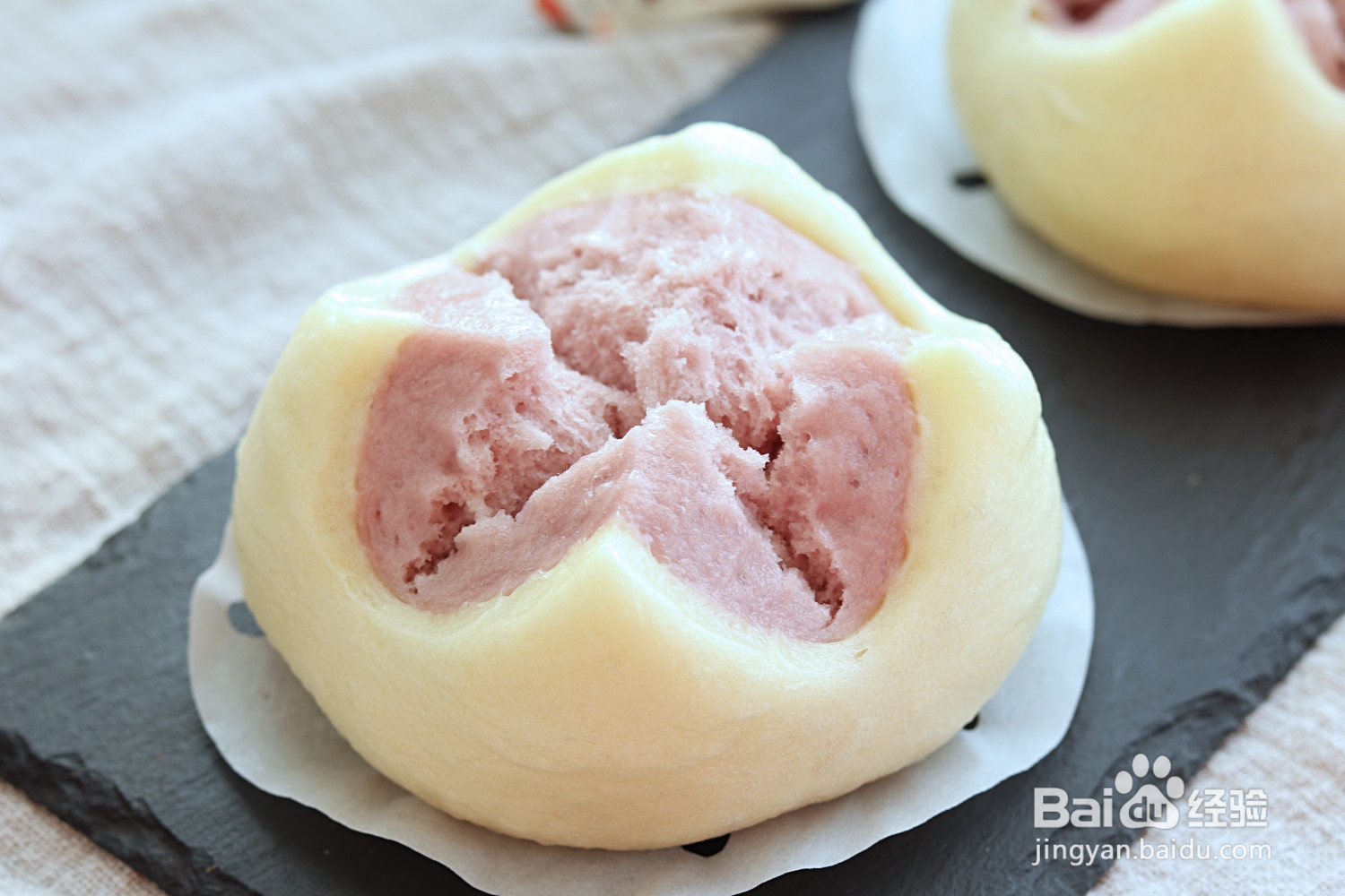 紫薯开花馒头的做法