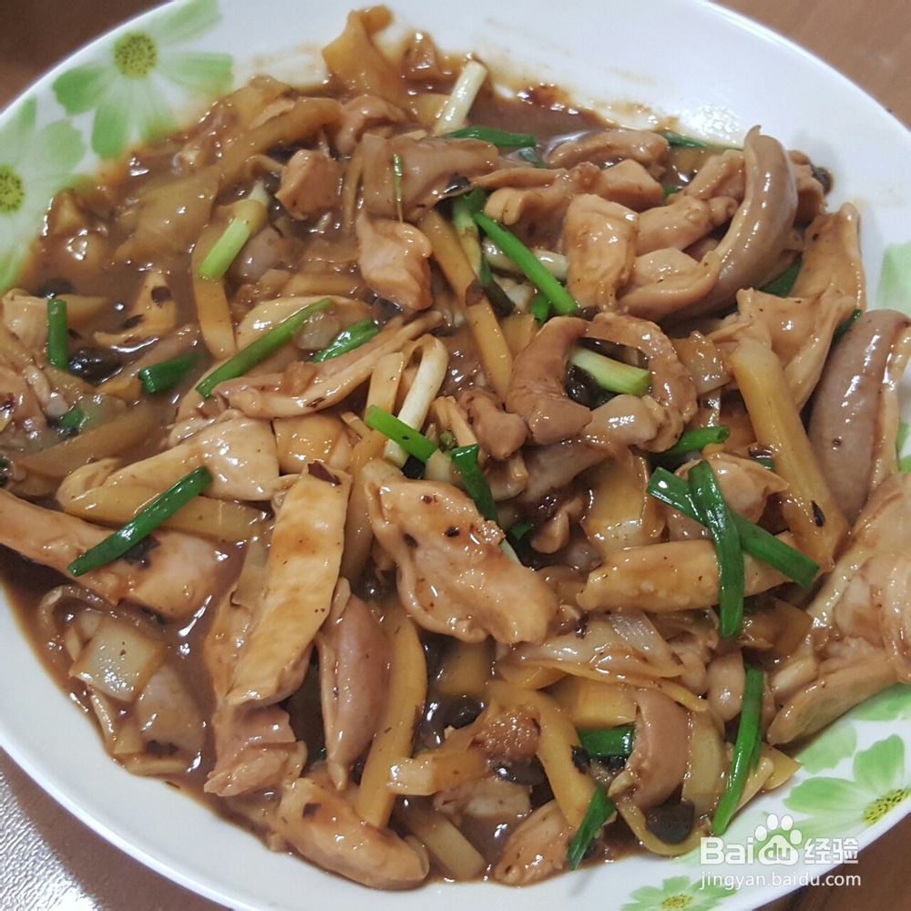 小白也能做豆豉酸笋炒猪肚