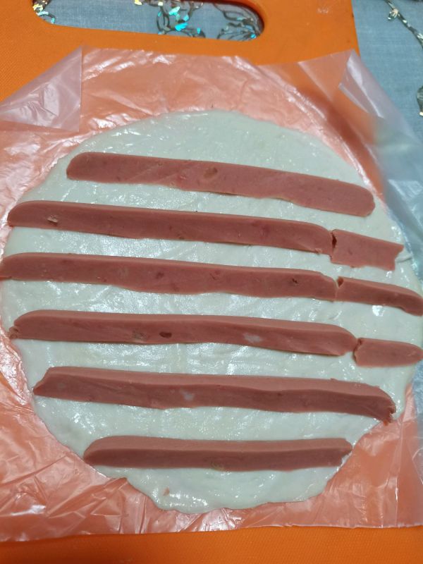 香酥火腿肉松饼