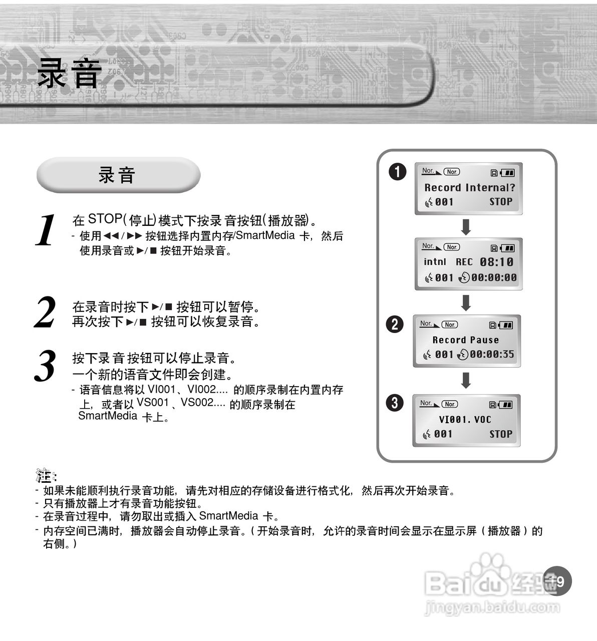 三星YP-700 MP3播放器使用说明书:[2]