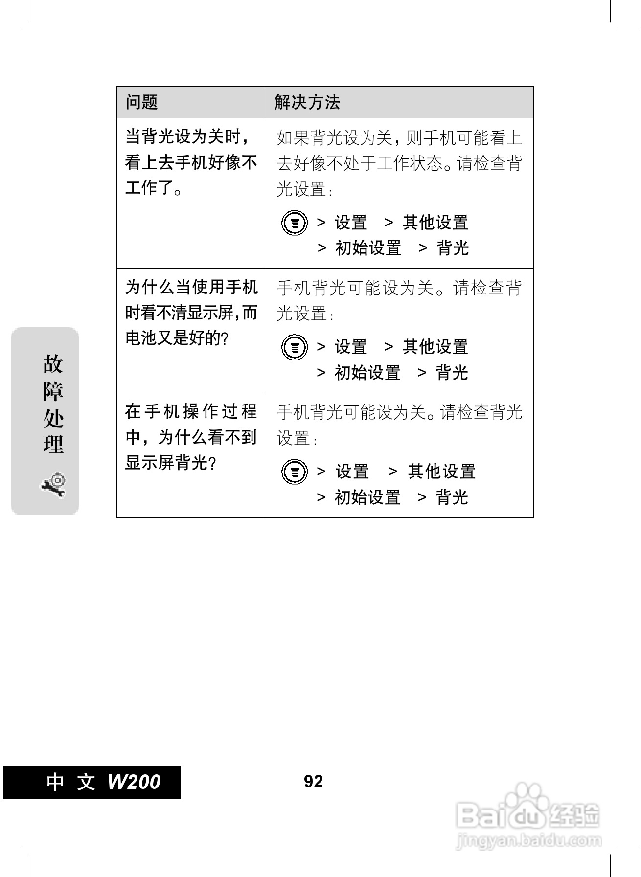 摩托罗拉W200手机使用说明书:[10]