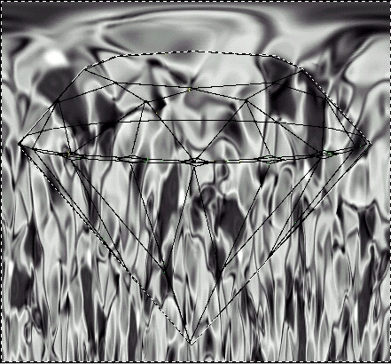 Photoshop教程:运用滤镜画钻石