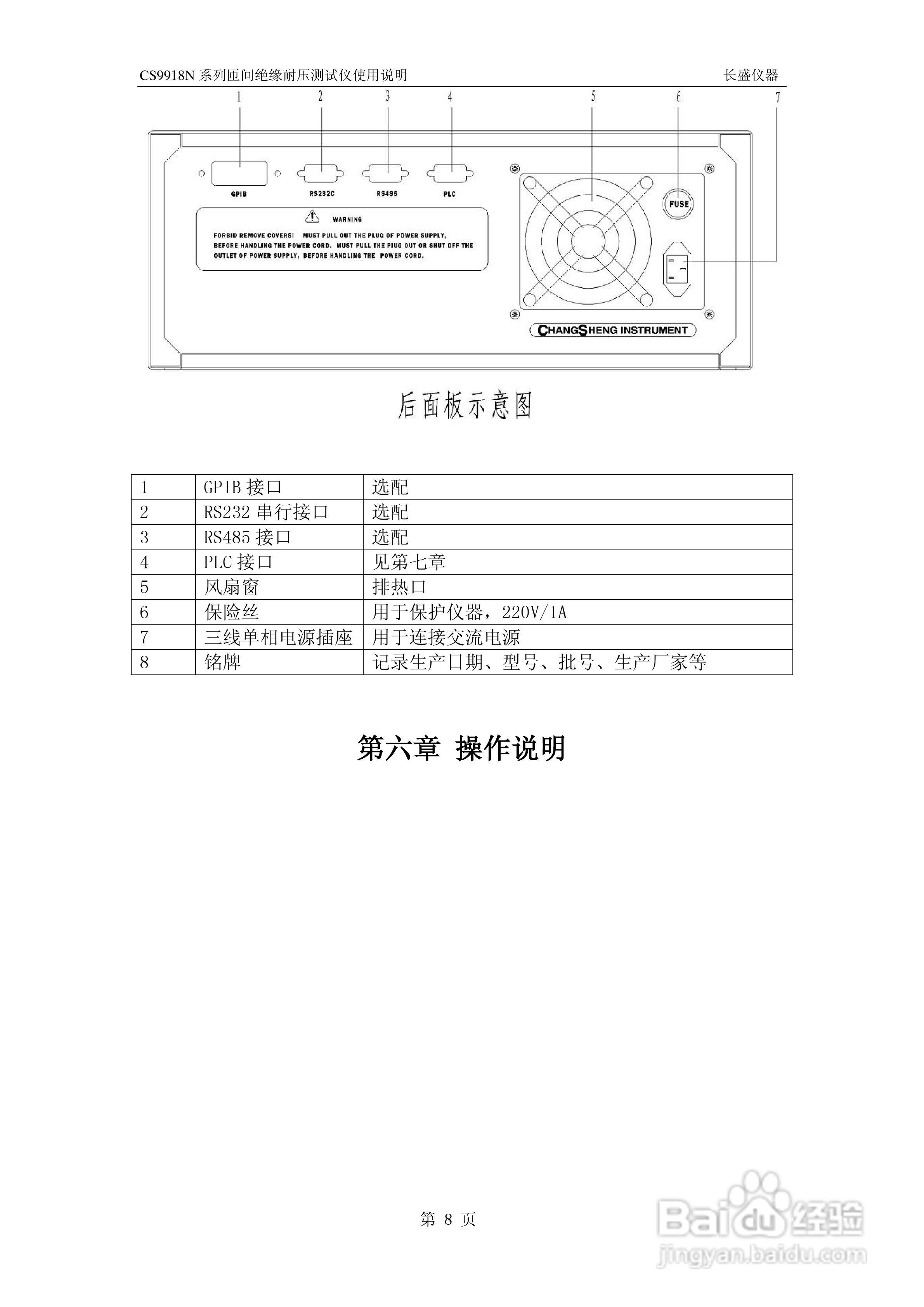 南京长盛CS9918N匝间绝缘耐压测试仪说明书:[1]
