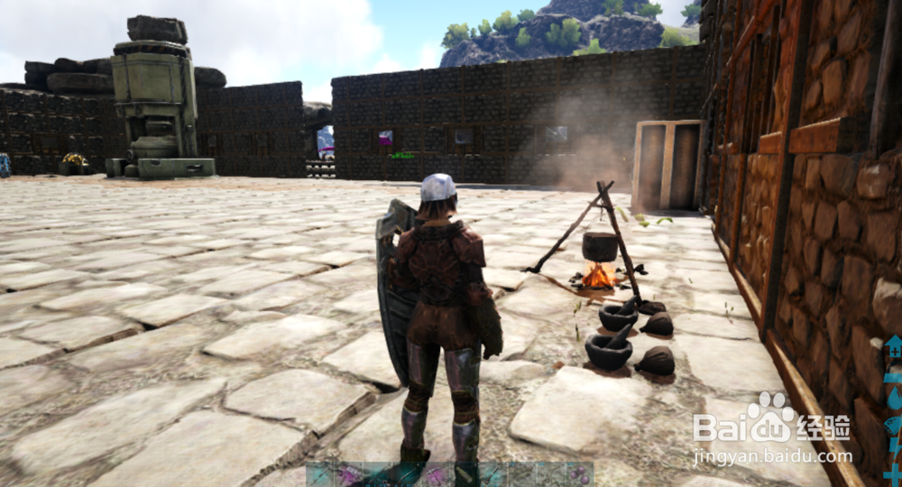 方舟生存进化如何把水袋的水装满