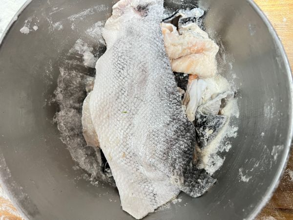 家炖挪威三文鱼皮