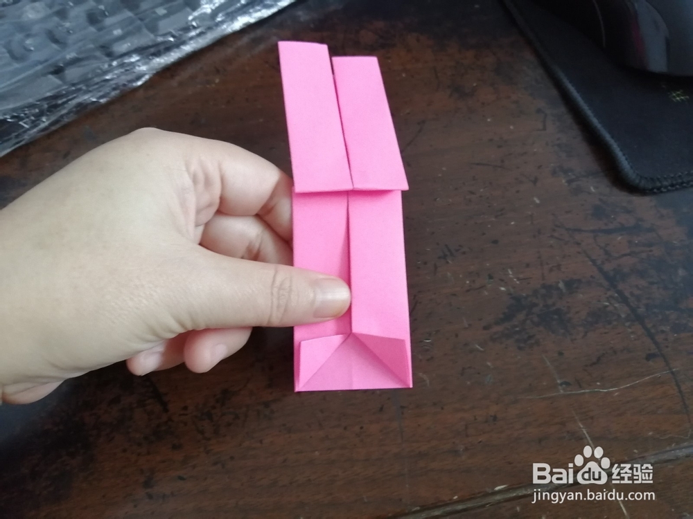 服饰系列之粉色少女裙怎么折