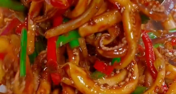 香辣鱿鱼须简单
