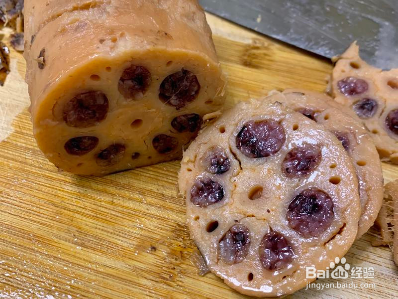 糯米桂花糖藕的做法