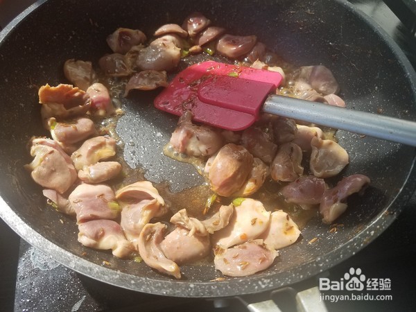 如何制作甜辣孜然鸡胗