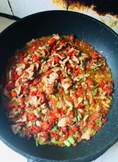 好好吃的湖南菜辣椒炒肉