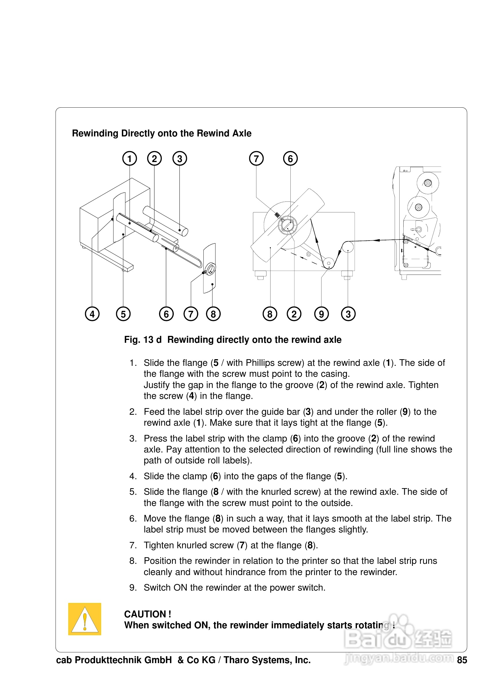 cab A8200打印机使用说明书:[9]