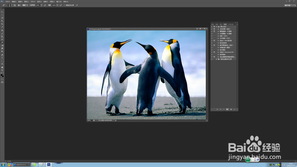 PS怎么自定义动作