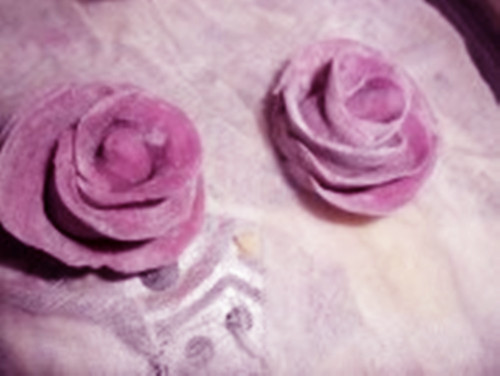 浪漫温馨 玫瑰花馒头