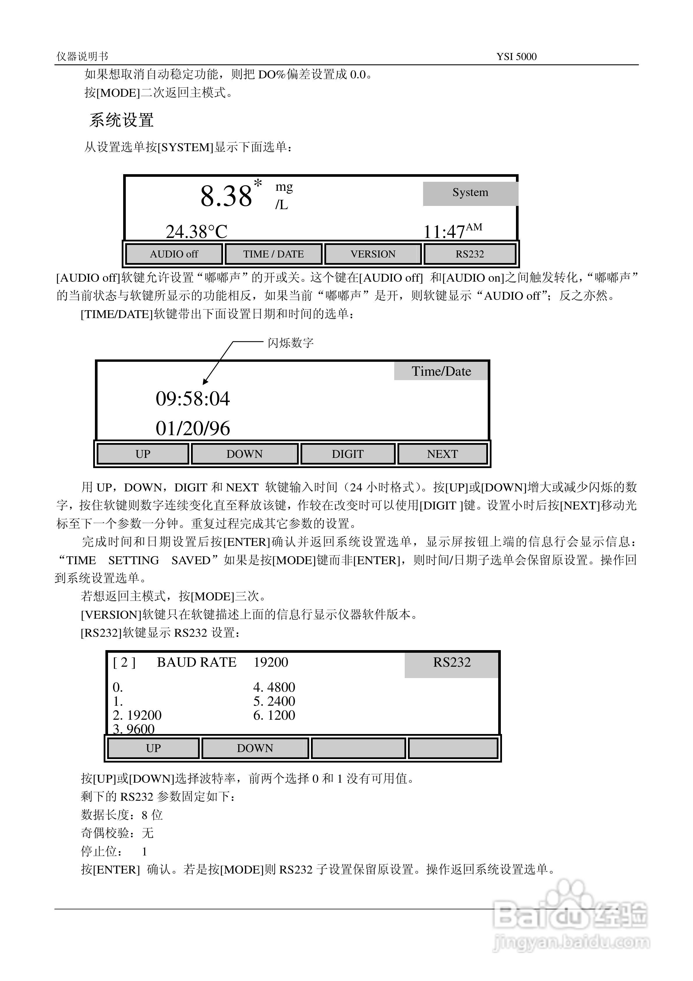 YSI5000/5100溶解氧测量仪操作手册:[1]