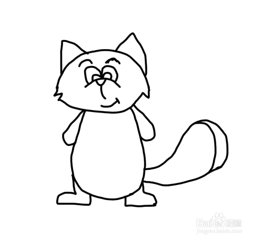 儿童简笔画入门怎么快速学绘画动物浣熊