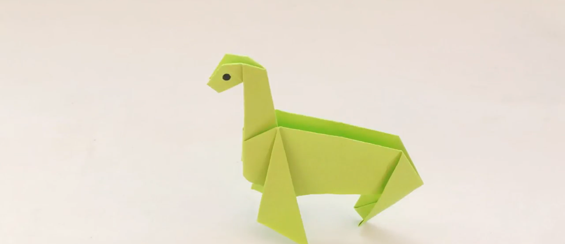 亲子折纸怎么做一匹马