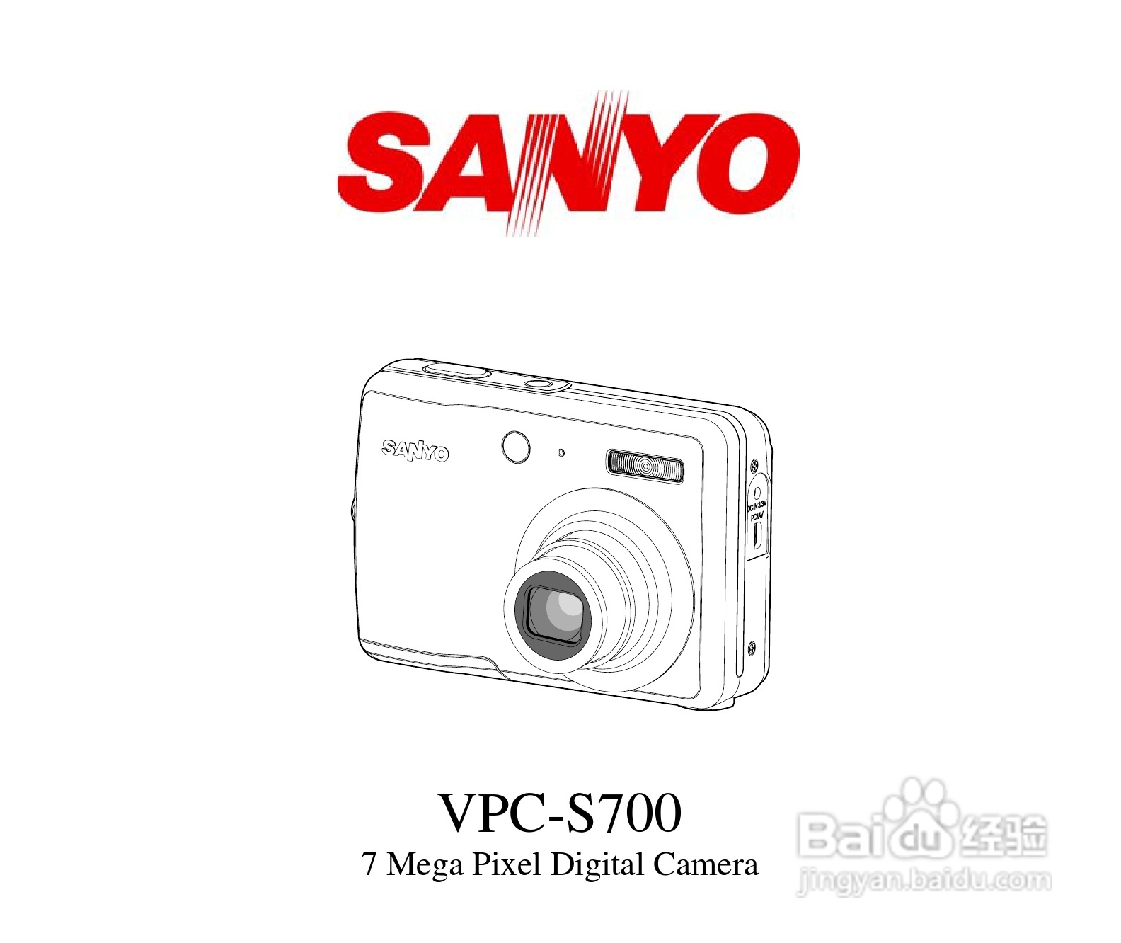 三洋VPC-S700数码相机使用说明书:[1]