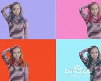 faceu里怎么使用百变染发