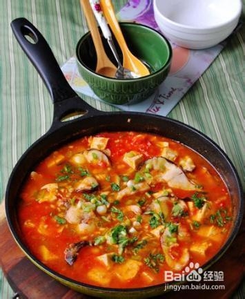 番茄黑鱼豆腐汤