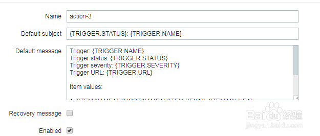 如何在zabbix中修改动作？