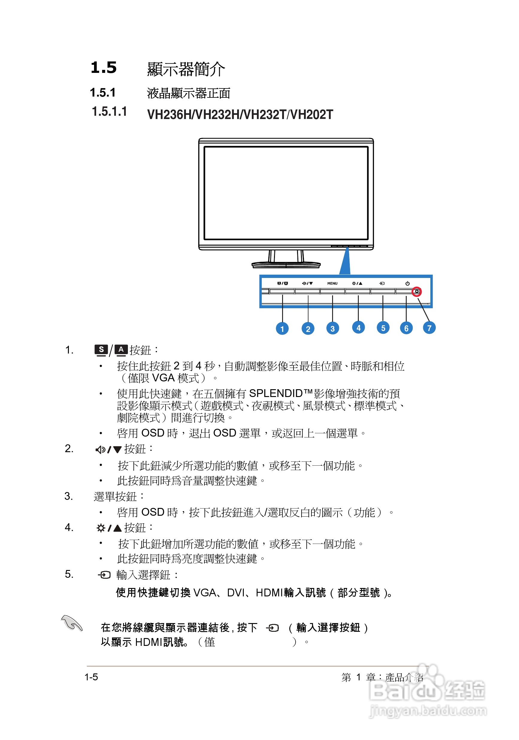 华硕VH232液晶显示器使用说明书:[2]