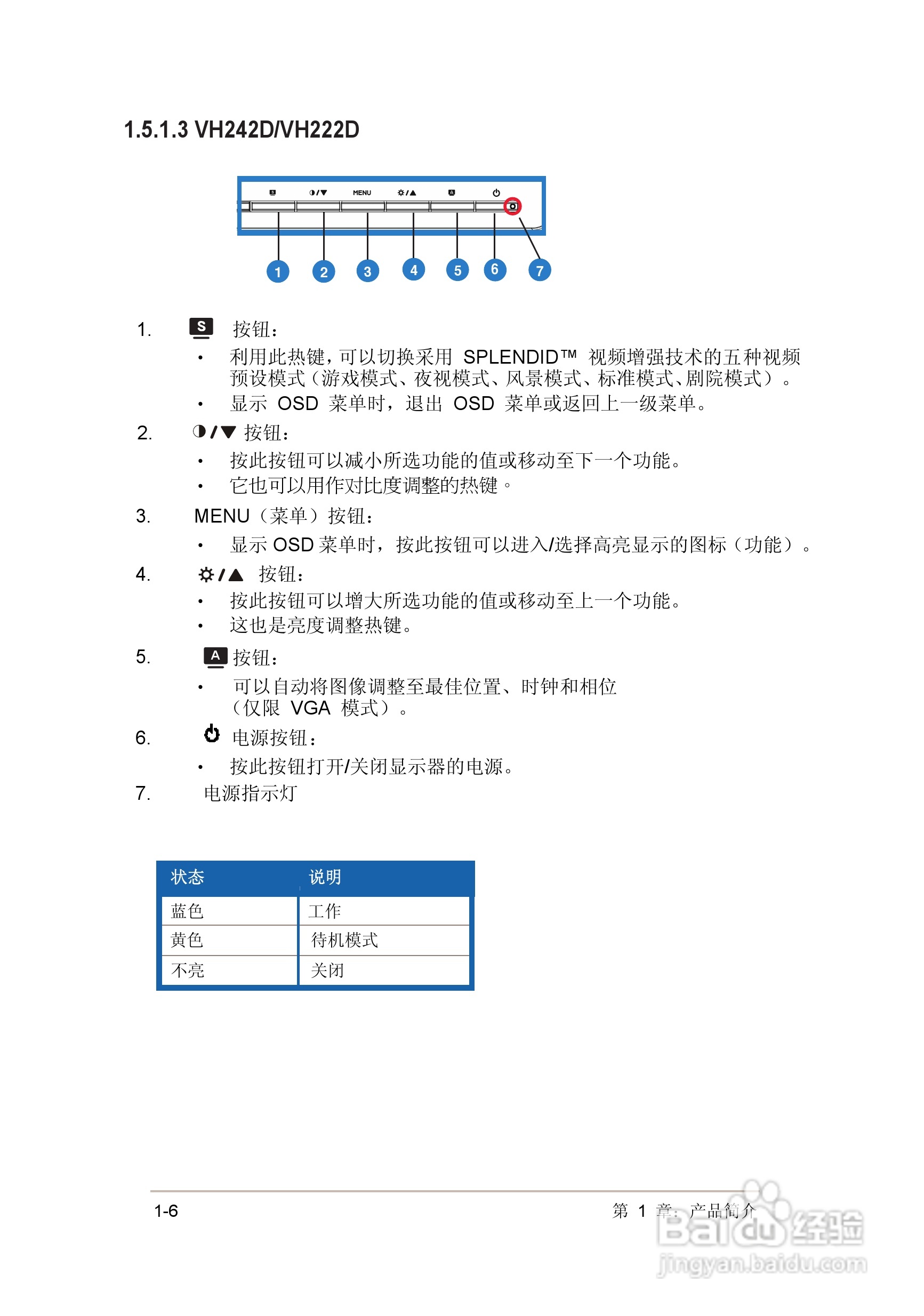 华硕VH222液晶显示器使用说明书:[2]
