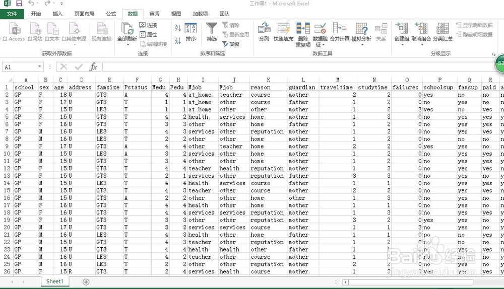 csv格式转换成Excel 2013