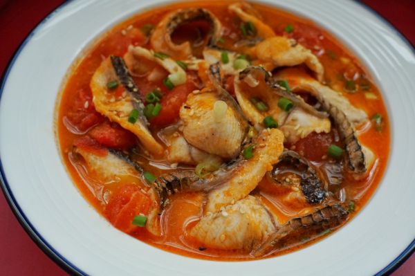 开胃营养补脑番茄鱼片