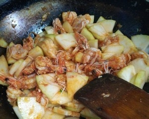 健康养生佳品大虾烧冬瓜的做法