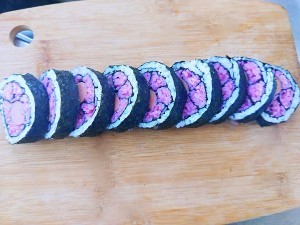 小花朵寿司的做法